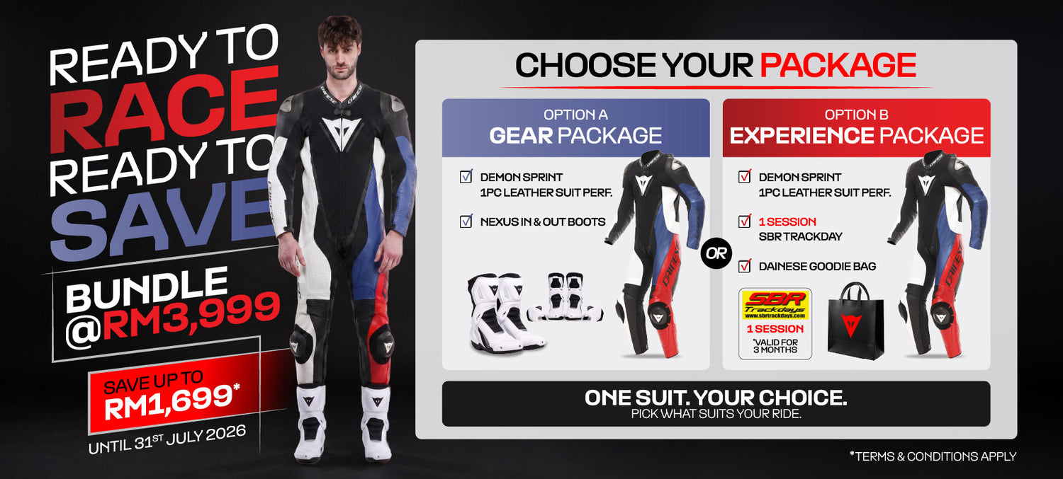 READY TO RACE. READY TO SAVE