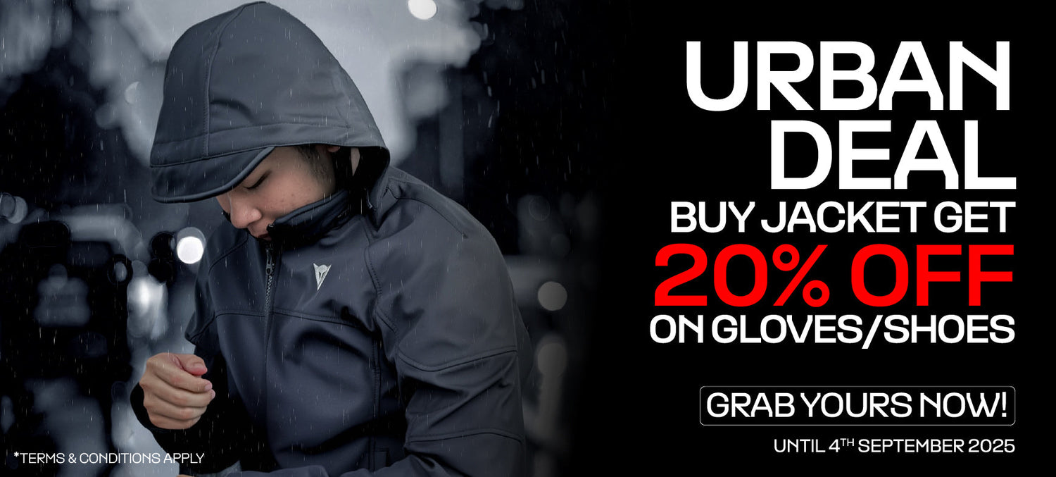 Grab an Urban Jacket & Save 20% on Shoes/Gloves