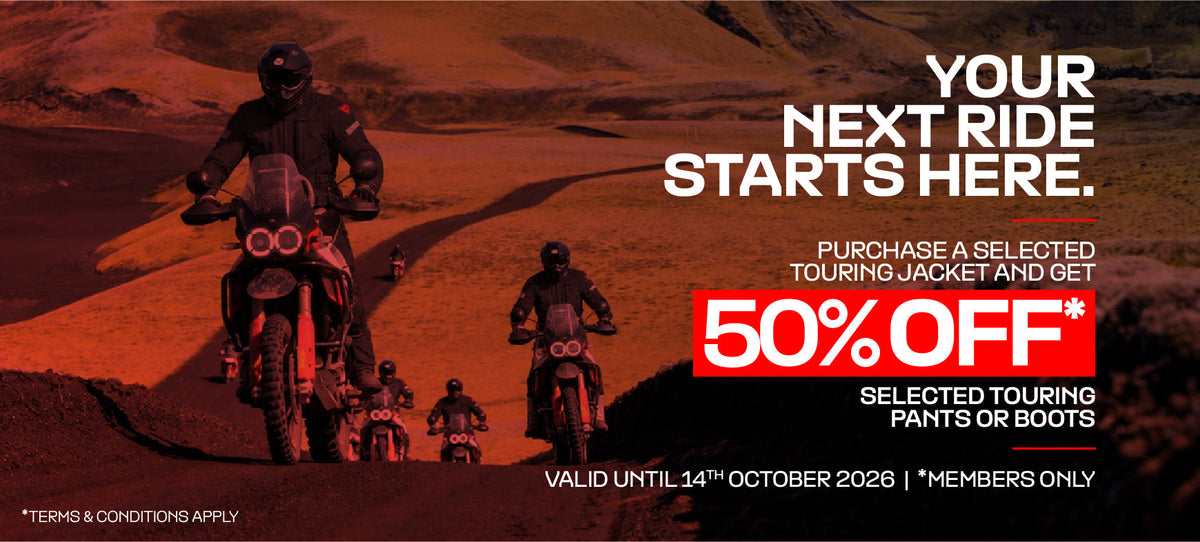 Touring Jacket PWP Touring Pants or Boots @ 50%