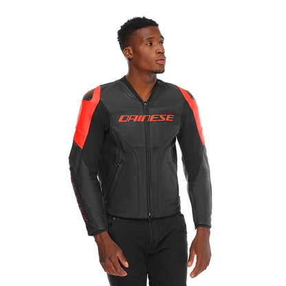 RACING 5 PERF LEATHER JACKET