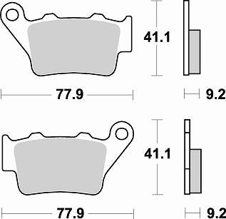 BRAKING SINTERED PAD 773CM56