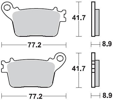 BRAKING SINTERED PAD 925CM56