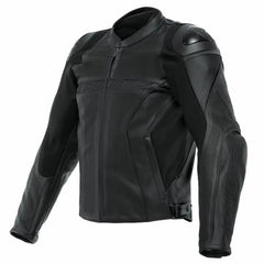 RACING 4 LEATHER JACKET PERF. (BLACK/BLACK/BLACK)
