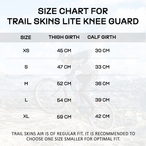 TRAIL SKINS LITE KNEE GUARDS